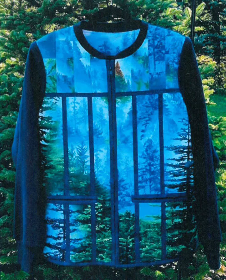 Quilted sweatshirt best sale jacket