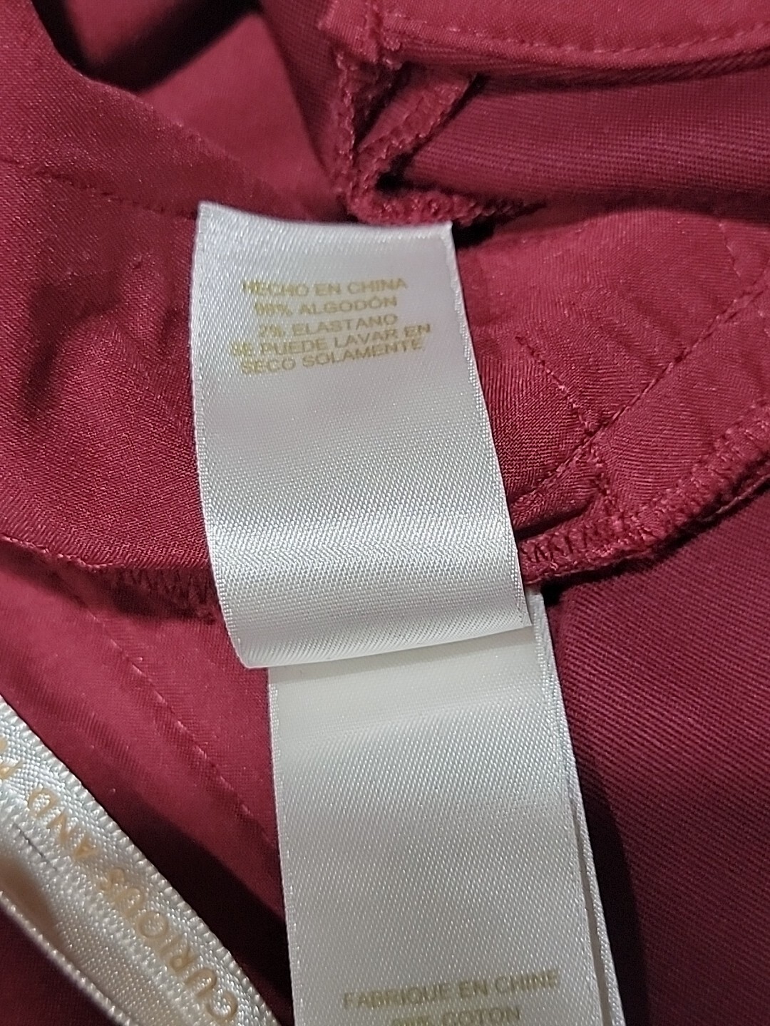 Kate Spade Dress/casual Pants Red Davis Ankle Tapered Slim Women's Size 8 #1 thumbnail 9