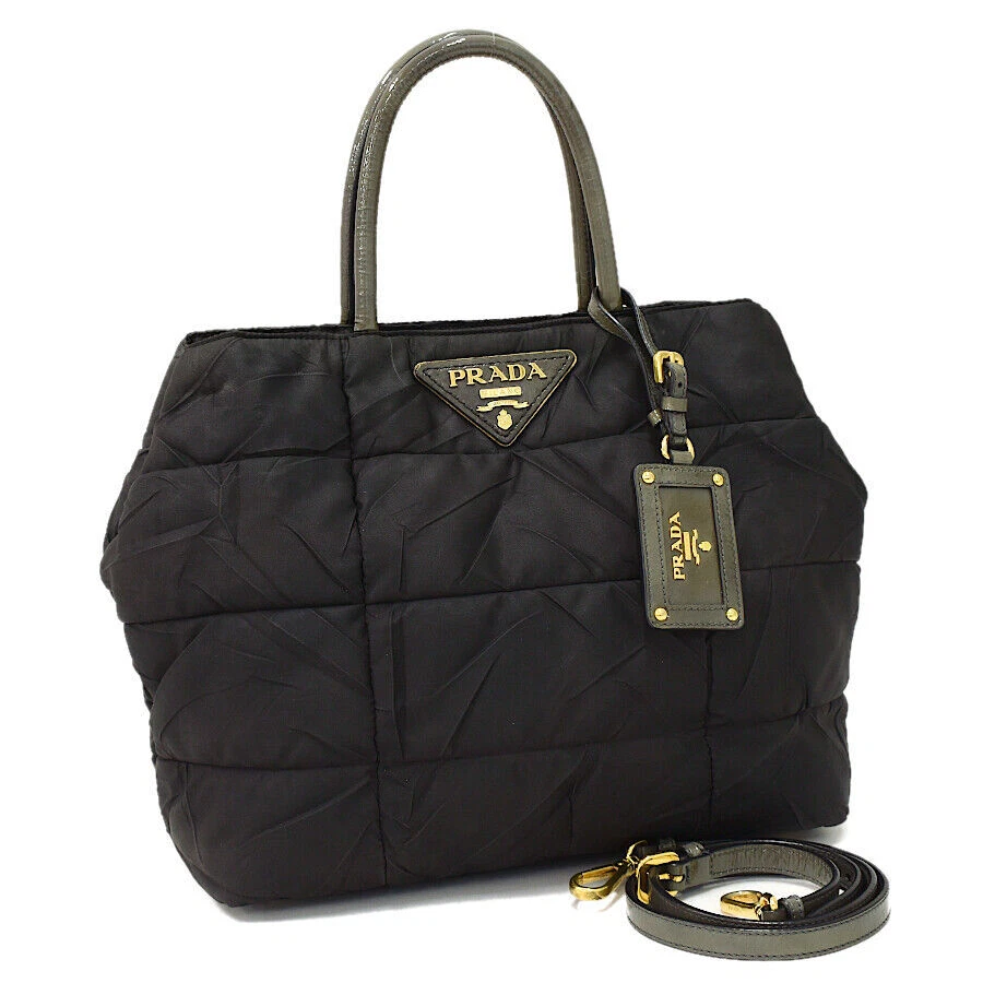 Prada tessuto nero sale