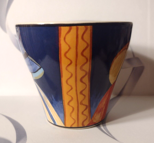 Cafe Paris Two Ladies in Hats Coffee Tea Cup French Vintage by SANGO - Picture 11 of 13