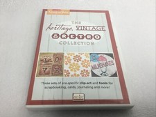 Creating Keepsakes The Heritage, Vintage  Retro Collection MINT CD WINDOWS 98