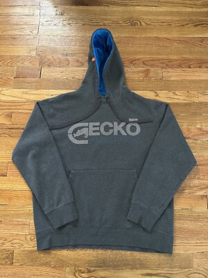 Y2K Ecko Function Double Sided Rhino Logo Pullover Hoodie Men L