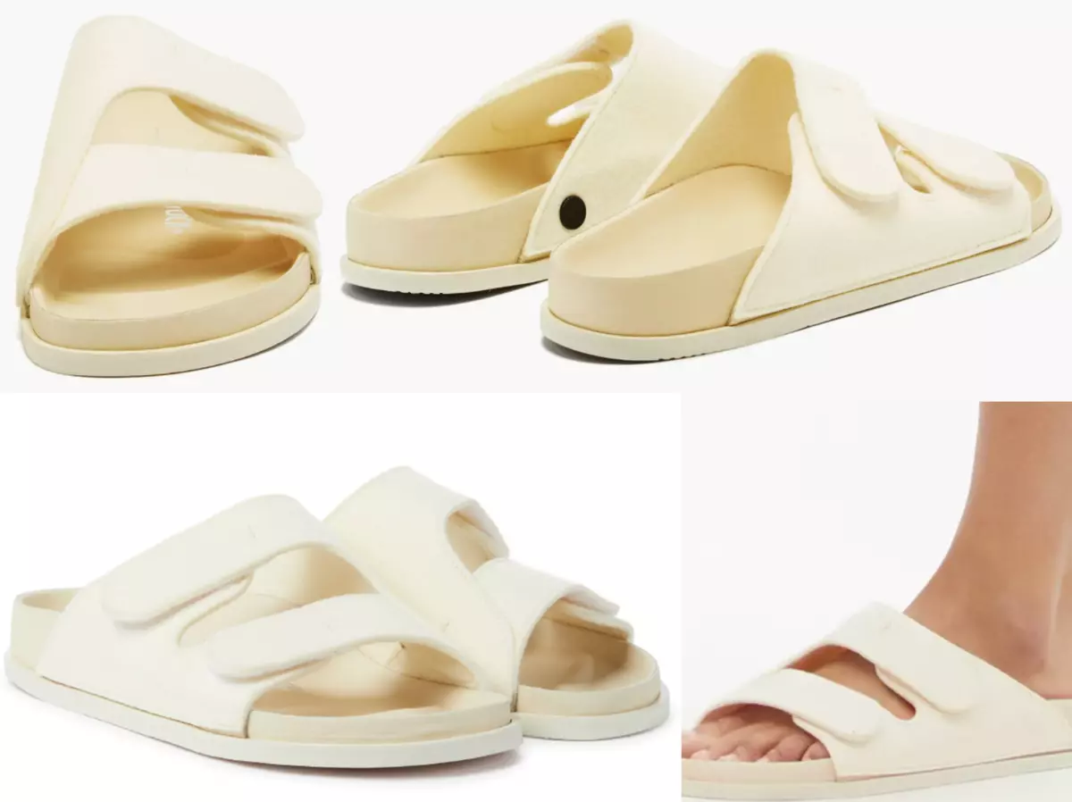 Felt sandals best sale
