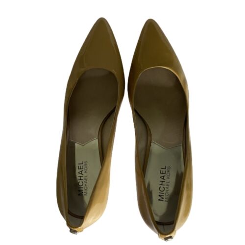 Michael Kors Pumps beige Lackleder Absatz - spitz zulaufend mit kleinen Flecken 10 M - Bild 5 von 9