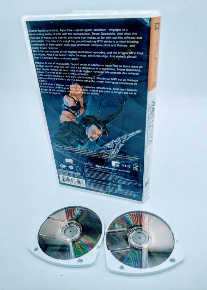 Aeon Flux - The Complete Animated Collection (2-Disc Set) PSP UMD PlayStation - Image 2 of 2