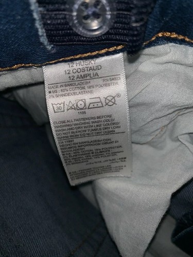 Preowned- Old Navy Straight Fit Jean Boys Size (12 Husky) - Picture 3 of 6