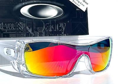 Oakley BATWOLF Clear Silver Icon POLARIZED Galaxy Magenta Oakley BATWOLF Clear Silver Icon POLARIZED Galaxy Magenta