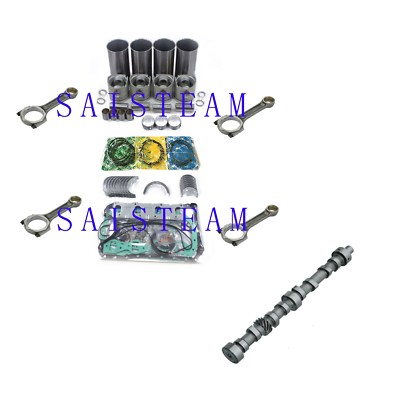 4BG1T Engine Rebuild Kit Con-rods Camshaft Fits Isuzu Excavator Truck Generator