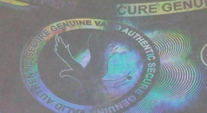 holographic service dog id card Peeking Sailor Mercury (Holographic) main image 1