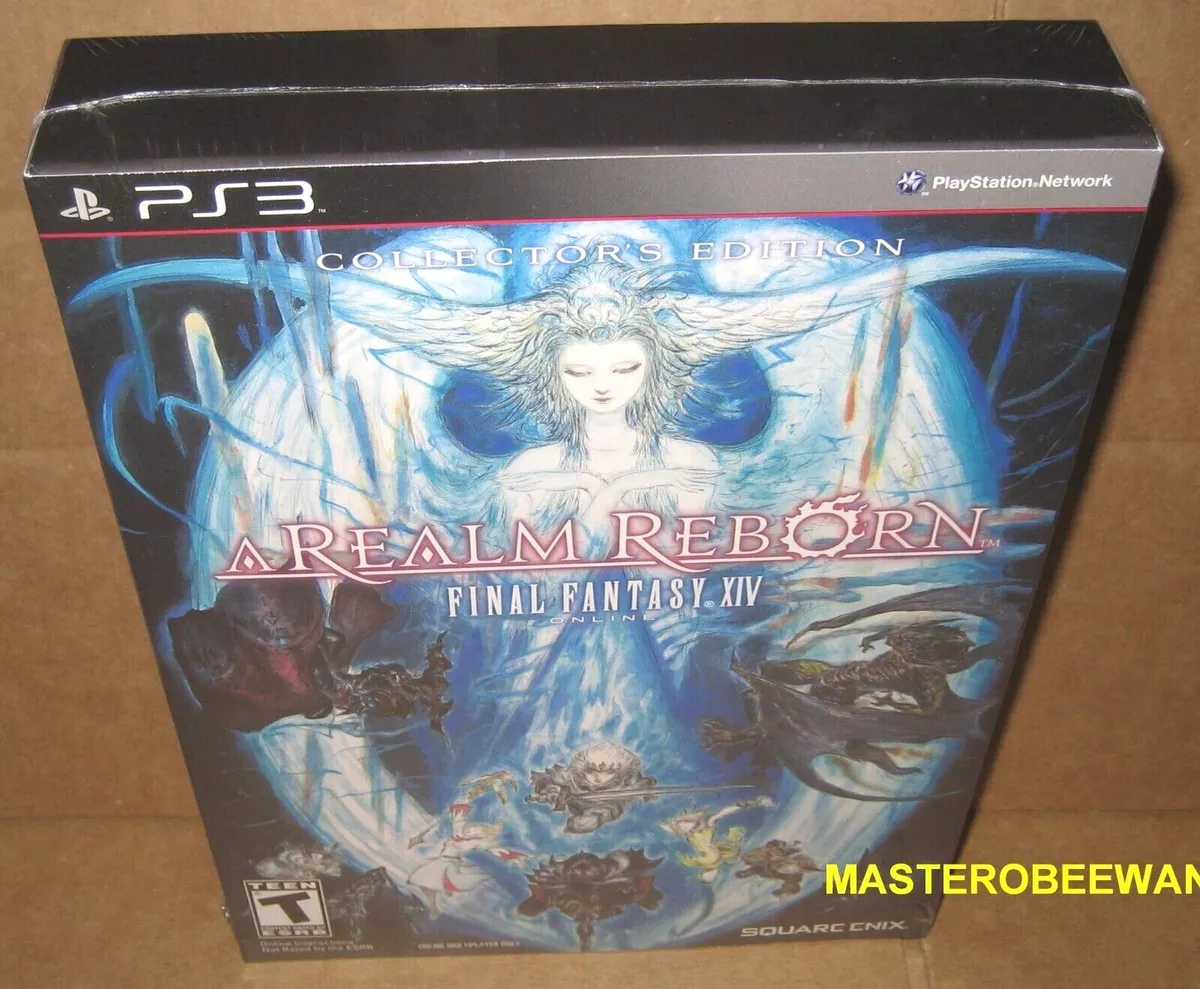 Final Fantasy XIV Online A Realm Reborn Collectors Edition PlayStation 3  PS3 New
