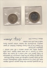 "L'EURO DI ALIGI SASSU" € DUE MONETE EURO ANNO 1999 COMUNE DI LAINO INTELVI COMO