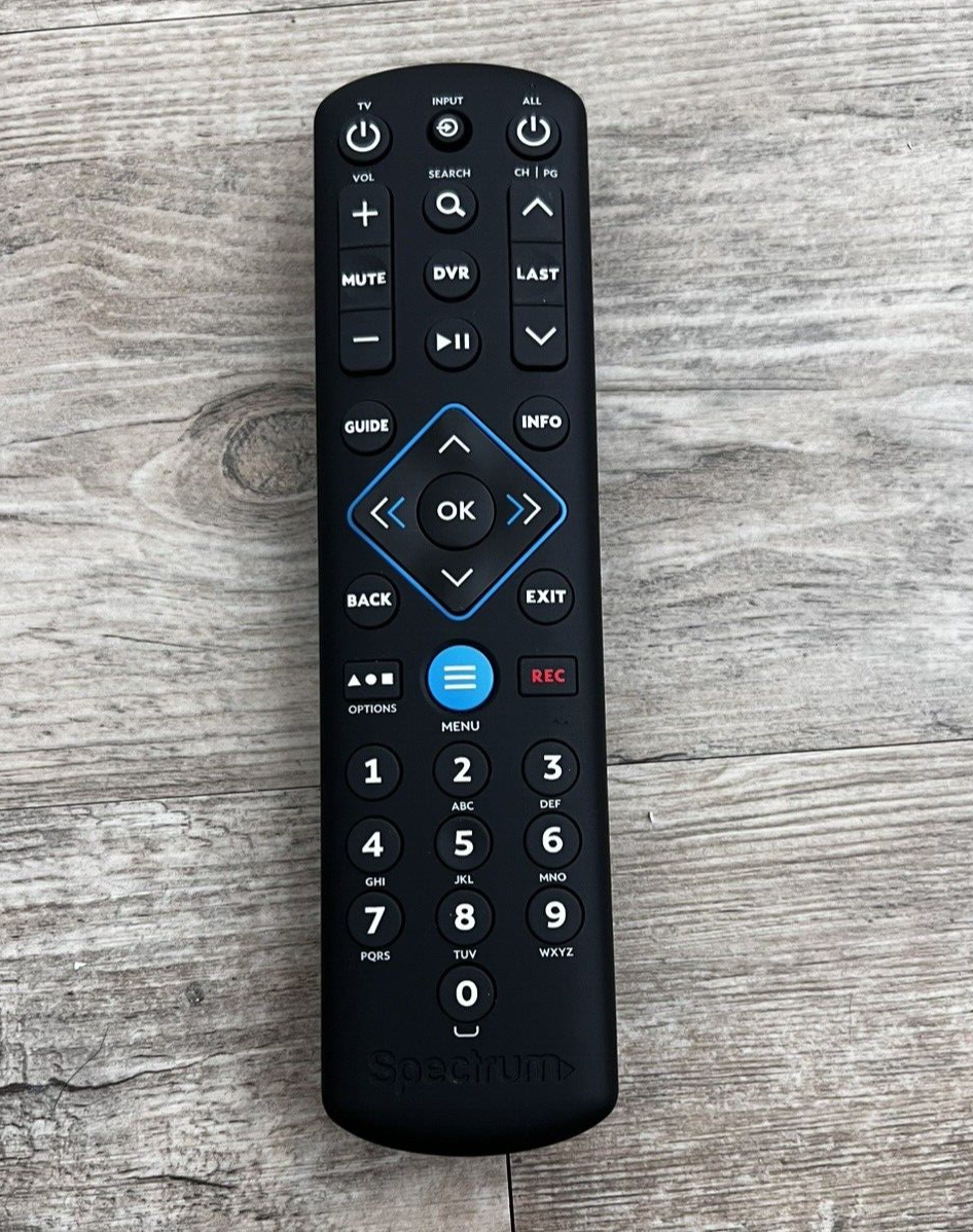 Spectrum Cable Universal Remote SR-002-R Works with TVs & Devices  