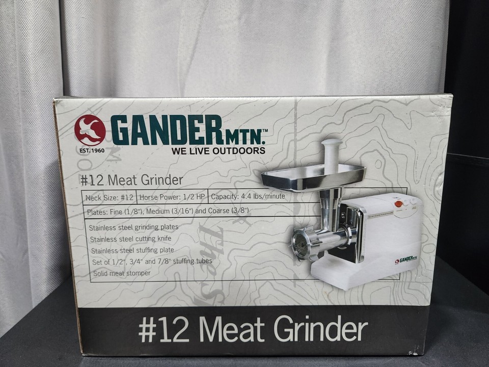 Gander Mountain MG203100 1/2 HP 12 Electric Meat Grinder Complete