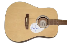 Marty Stuart Signed Autograph Fender Acoustic Guitar - Way Out West w/ JSA COA