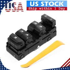 Replacement For 2019-2021 Kia Forte Front Driver Door Master Power Window Switch