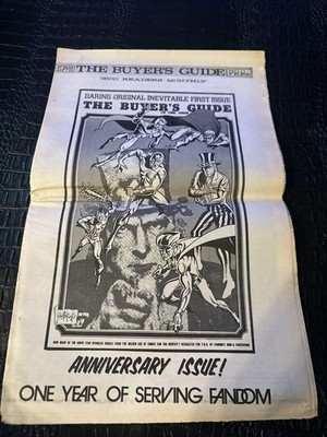 THE BUYER'S GUIDE FOR COMIC FANDOM #11 1972 NEWSPAPER BOOK MAGAZINE