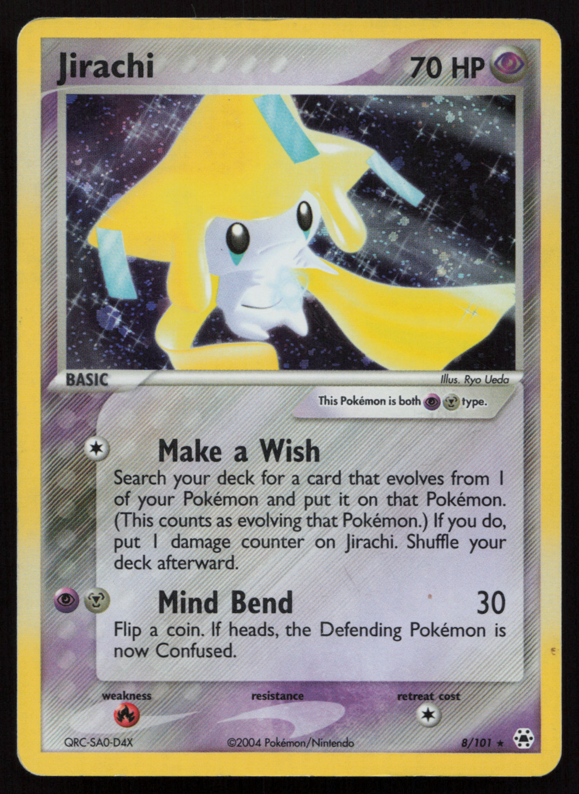 MP Jirachi 8/101 Hidden Legends Holo