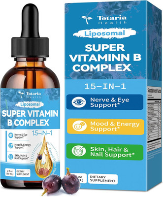 15-In-1 Liposomal Vitamin B Complex Pro, Sugar-Free B Complex Drops with B1, B2,
