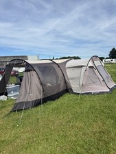 Outwell Nevada XL, 2 room tunnel tent with Royal extension