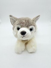 Aurora Miyoni Siberian Husky Puppy Plush Stuffed Animal Toy 11"