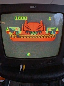 Demon Attack (Intellivision) Cart, Manual, Box, & Overlays! Tested & Working!