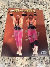 Wwe Bret Hart Dual Autographed 8x10 Wrestling Photo Signed Coa 