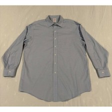 Brooks Brothers Madison Fit Stretch Cotton Dress Shirt Mens 16 1/2 34 Light Blue