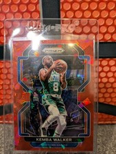 2021-22 Panini Prizm Red Cracked Ice #122 Kemba Walker New York Knicks