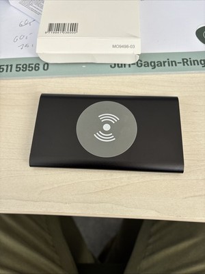 Wireless Power Bank   4000 mAh + Ladekabel, Alugehäuse Handy 
