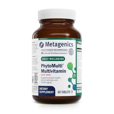 Metagenics PhytoMulti with Iron  Daily Multivitamin for Men & Women with Phyt...