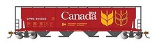Bachmann 73801 HO Scale Canada Grain 4-Bay Hopp