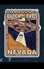 DUTCH Bros STATE NEVADA Sticker 