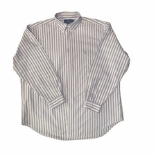 Ralph Lauren Yarmouth Shirt Men 18-36 /37 Cotton Oxford Button Down Long Sleeve