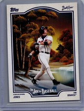 2025 Topps x Bob Ross: The Joy of Baseball #63 Chipper Jones