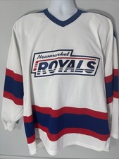 RARE VTG Newmarket Royals 1992-94 OHL CCM Air-Knit Hockey Jersey BONSIGNORE #64