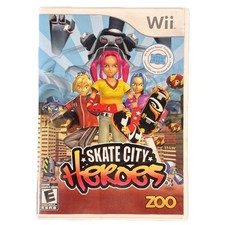 Skate City Heroes Nintendo Wii Complete CIB Tested Balance Board Compatible