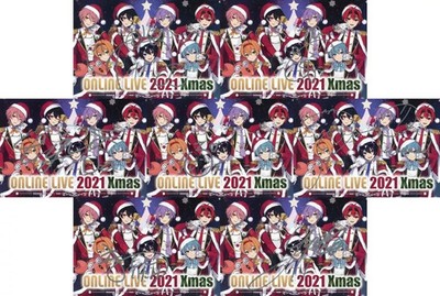 Choco Rabbit Signed Postcard Set 7 pcs Christmas 2021 ONLINE LIVE Collectible