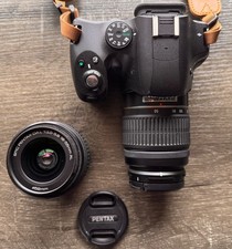 Pentax K-500 DSLR Camera Kit 18-55mm Lens  50-200mm-Beginner Friendly