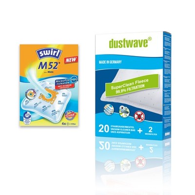 Staubbeutel passend für Swirl M52 / Dustwave D125   für Miele u.v.m.