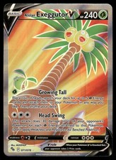 Carta Pokémon Alolan Exeggutor V (Full Art) Pokemon GO 071/078 ultra rara
