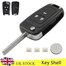 3 Button Remote Car Key Fob Case+ Battery For Vauxhall Opel Astra J GTC Insignia