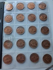 Half Penny Coins 40 x 1967 Queen Elizabeth 11 Very Good Condition