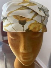VTG Women  s HAT Pill Box 23 NICE Floral Silk