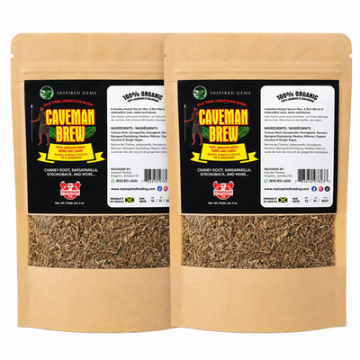 Jamaican Caveman Brew - Strong Back  Tea- 7 Powerhouse Roots-Stamina & Energy