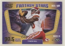 2018 Score Fantasy Stars Gold Tyreek Hill #3 0q1p