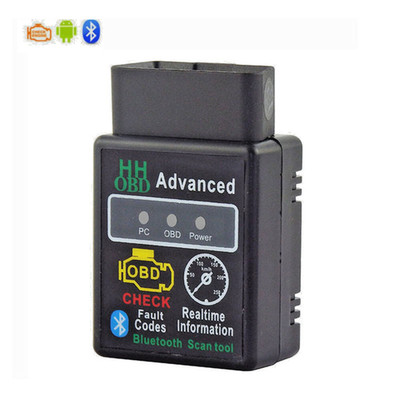 HH OBDV2.1 ELM327 HH OBD 2 OBDII Car Auto Bluetooth Diagnostic Scanner Interface