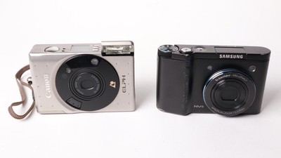 Samsung Digimax NV8 Schneider-Kreuznach Varioplan + Canon Alpha APS (Untested)