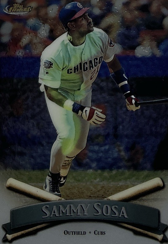 Sammy Sosa PSA 10- 1998 Topps Finest - Cubs, White Sox, 1667 RBIs view 4