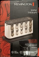 Remington Shine Therapy Argan Oil  Keratin Treated Hot Rollers Set,Professional