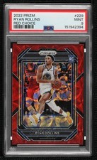 2022-23 Panini Prizm Choice Red Prizm 18/88 Ryan Rollins #229 PSA 9 MINT 0xb8